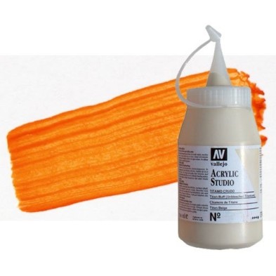 Materiais Belas Artes - Acrilico Vallejo, Laranja, 500 ml. | totenart.com