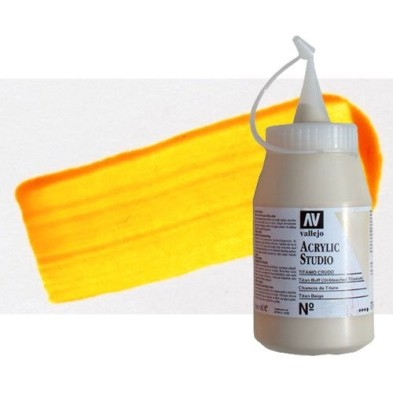 Materiais Belas Artes - Acrilico Vallejo, Laranja Fluorescente, 500 ml. | totenart.com