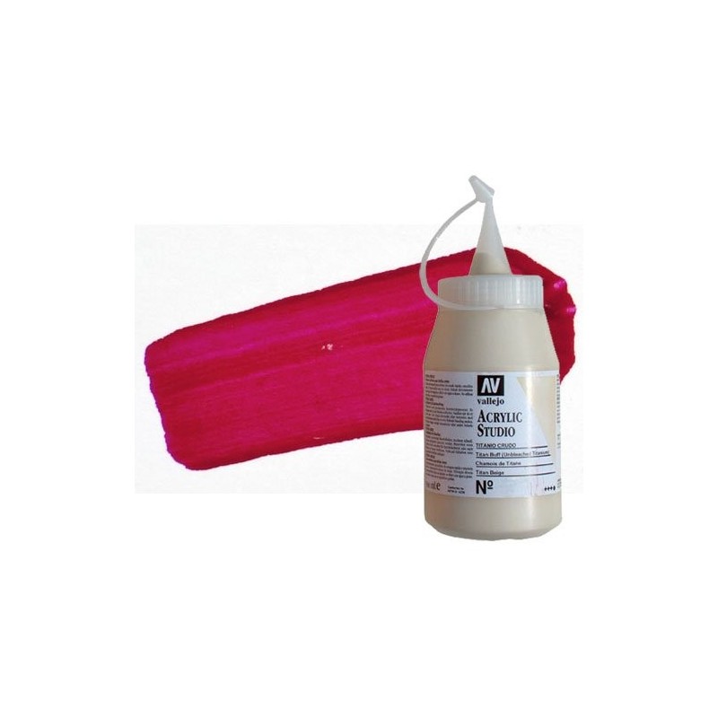 Materiais Belas Artes - Acrilico Vallejo, Vermelho Carmim Naftol, 500 ml. | totenart.com