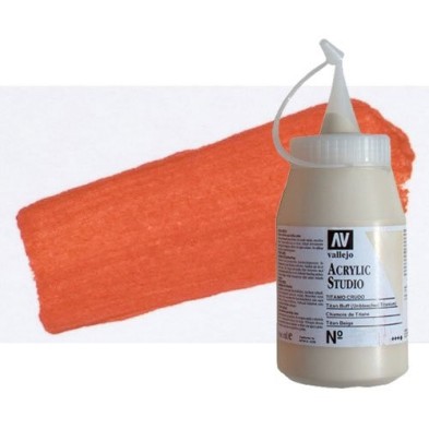 Materiais Belas Artes - Acrilico Vallejo, Vermelho Veneziano, 500 ml. | totenart.com