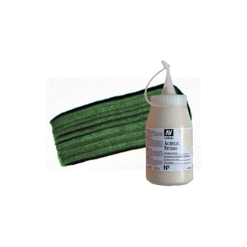 Materiais Belas Artes - Acrilico Vallejo, Verde Ftalocianina, 500 ml. | totenart.com