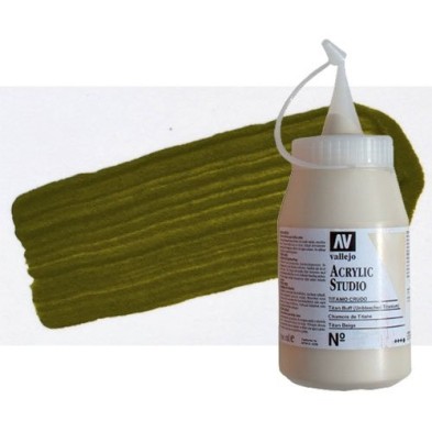 Materiais Belas Artes - Acrilico Vallejo, Verde Oliva, 500 ml. | totenart.com
