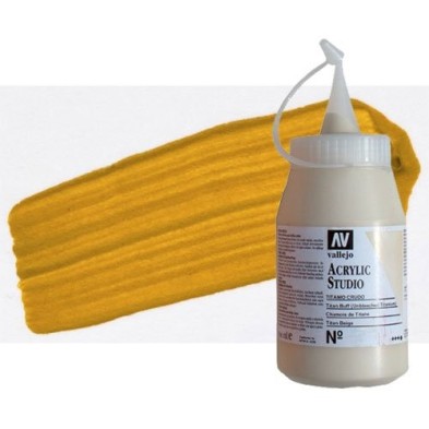 Materiais Belas Artes - Acrilico Vallejo, Oxido de Ferro Amarelo, 1 ltl. | totenart.com