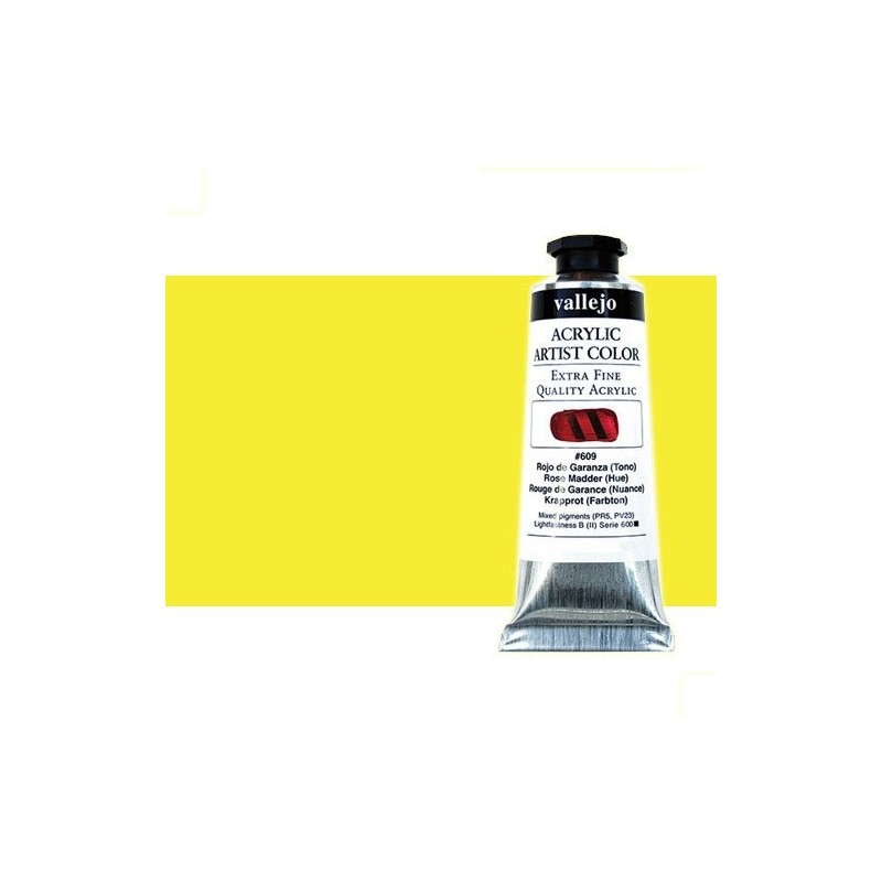Materiais Belas Artes - Acrilico Vallejo Artist Amarelo Hansa, 60 ml. | totenart.com