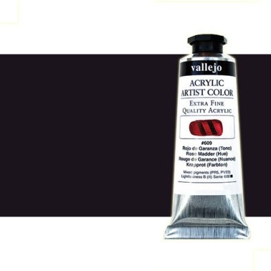 Materiais Belas Artes - Acrilico Vallejo Artist Preto Carvao, 60 ml. | totenart.com