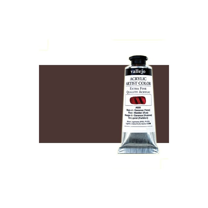 Materiais Belas Artes - Acrilico Vallejo Artist Marrom Van Dyck, 60 ml. | totenart.com