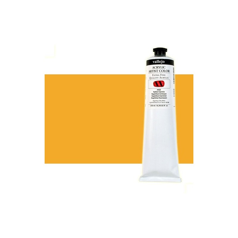 Materiais Belas Artes - Acrilico Vallejo Laranja Transparente  200 ml. | totenart.com