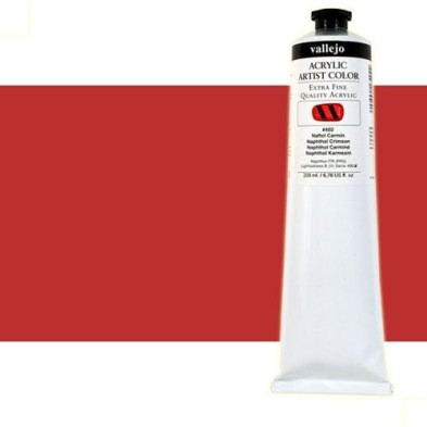 Materiais Belas Artes - Acrilico Vallejo Vermelho Pirrol,  200 ml. | totenart.com