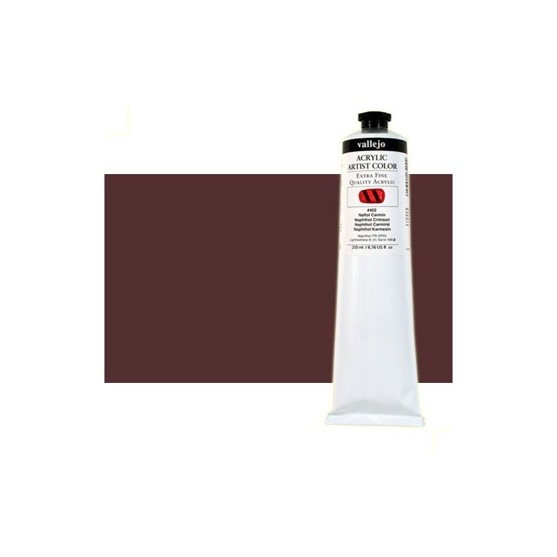 Materiais Belas Artes - Acrilico Vallejo Artist Terra Rosa Escure, 200 ml. | totenart.com