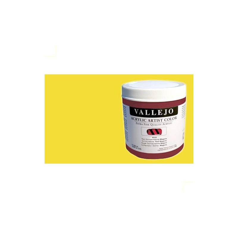 Materiais Belas Artes - Acrilico Vallejo Cadmio Amarelo Meio,  500 ml. | totenart.com