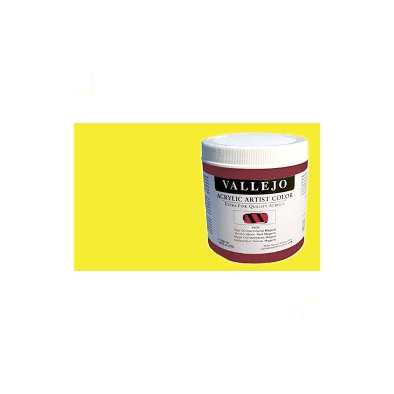 Materiais Belas Artes - Acrilico Vallejo Prim. Amarelo Cadmio,  500 ml. | totenart.com