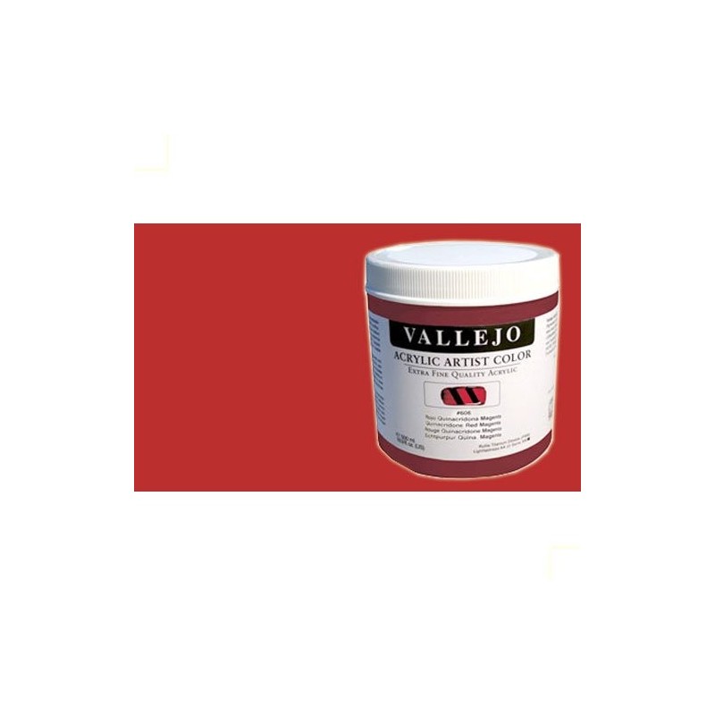 Materiais Belas Artes - Acrilico Vallejo Vermelho Pirrol,  500 ml. | totenart.com