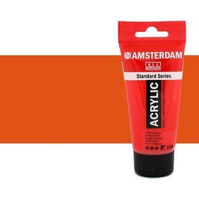 Materiais Belas Artes - Acrilico Amsterdam Vermelhao 250 ml. | totenart.com