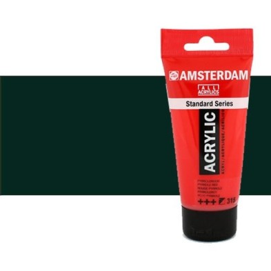 Materiais Belas Artes - Acrilico Amsterdam Preto Oxido  250 ml. | totenart.com