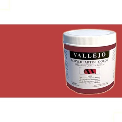 Materiais Belas Artes - Acrilico Vallejo Vermelhao Magenta,  500 ml. | totenart.com