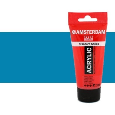 Materiais Belas Artes - Acrilico Amsterdam Azul Mang. Ftalo  250 ml. | totenart.com