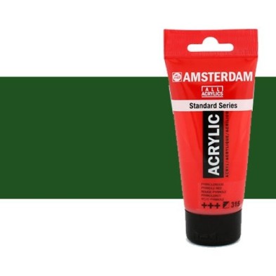 Materiais Belas Artes - Acrilico Amsterdam Verde Bexiga  250 ml. | totenart.com