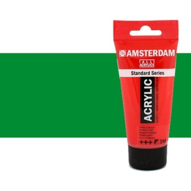 Materiais Belas Artes - Acrilico Amsterdam Verde Permanente Claro  250 ml. | totenart.com