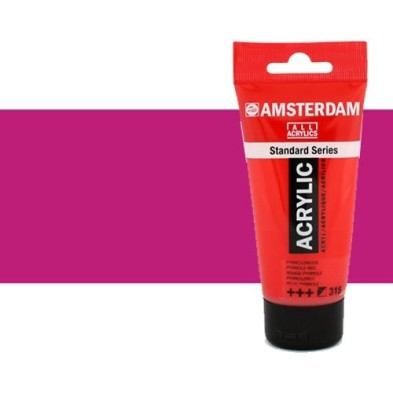 Materiais Belas Artes - Acrilico Amsterdam Violeta Vermelo Permanente Claro  250 ml. | totenart.com