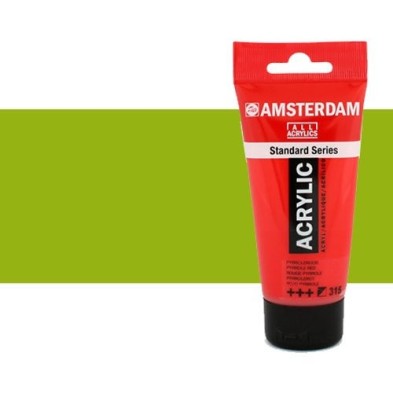 Materiais Belas Artes - Acrilico Amsterdam Verde Amarelho  250 ml. | totenart.com