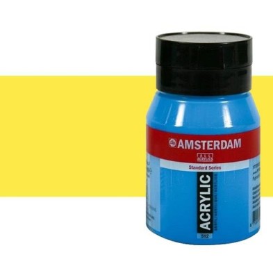 Materiais Belas Artes - Acrilico Amsterdam Amarelho Limao Azo 500 ml. | totenart.com
