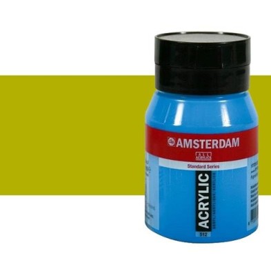 Materiais Belas Artes - Acrilico Amsterdam Verde Oliva Claro  500 ml. | totenart.com