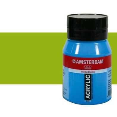 Materiais Belas Artes - Acrilico Amsterdam Verde Amarelho  500 ml. | totenart.com