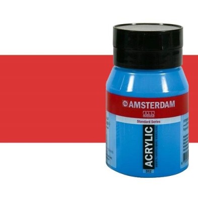 Materiais Belas Artes - Acrilico Amsterdam Vermelo Naftol Claro 500 ml. | totenart.com