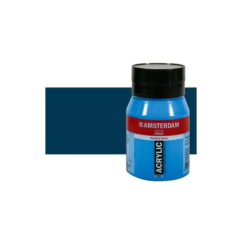 Materiais Belas Artes - Acrilico Amsterdam Azul Prussia Ftalo  500 ml. | totenart.com