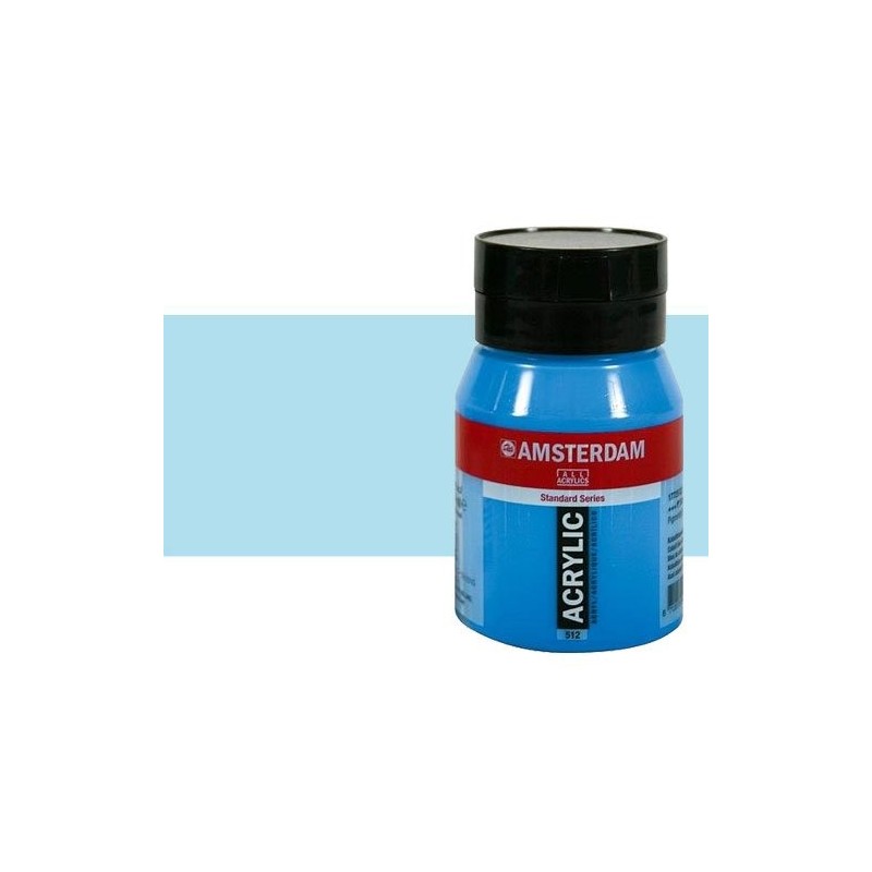 Materiais Belas Artes - Acrilico Amsterdam Azul Celeste Claro 500 ml. | totenart.com