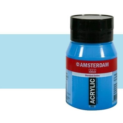 Materiais Belas Artes - Acrilico Amsterdam Azul Celeste Claro 500 ml. | totenart.com