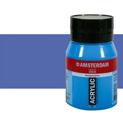 Materiais Belas Artes - Acrilico Amsterdam Azul Ultramarino Violeta Claro 500 ml. | totenart.com