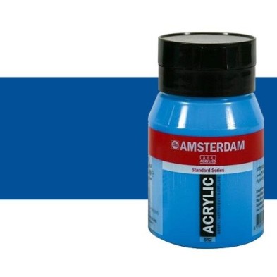 Materiais Belas Artes - Acrilico Amsterdam Azul Cobalto Ultramar 500 ml. | totenart.com