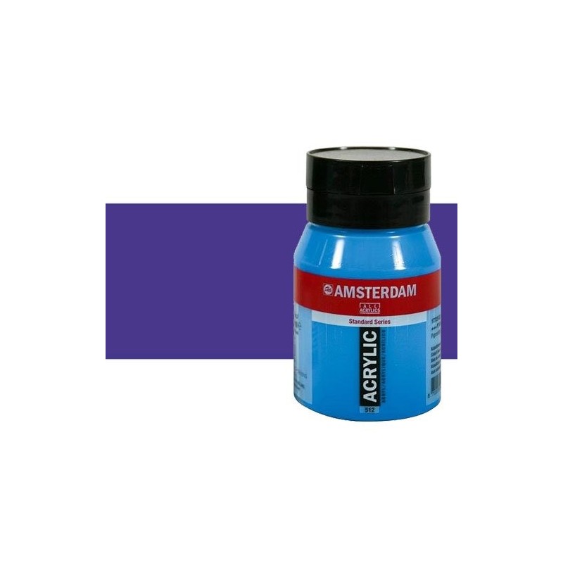 Materiais Belas Artes - Acrilico Amsterdam Azul Ultramarino Violeta 500 ml. | totenart.com