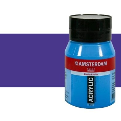Materiais Belas Artes - Acrilico Amsterdam Azul Ultramarino Violeta 500 ml. | totenart.com