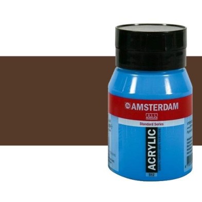 Materiais Belas Artes - Acrilico Amsterdam Sombra Queimada 500 ml. | totenart.com