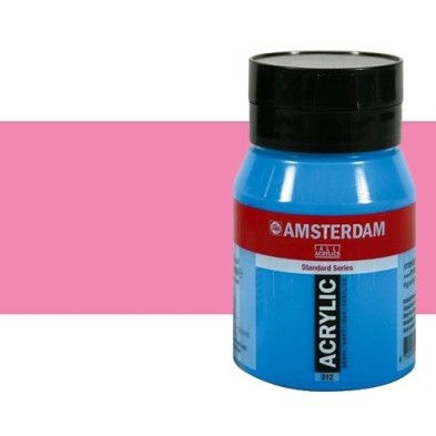 Materiais Belas Artes - Acrilico Amsterdam Rosa Quinacridona Claro 500 ml. | totenart.com