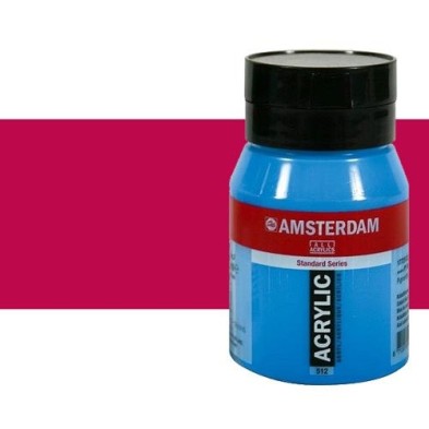 Materiais Belas Artes - Acrilico Amsterdam Rose Quinacridona 500 ml. | totenart.com