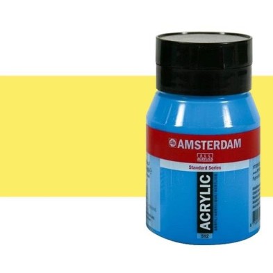 Materiais Belas Artes - Acrilico Amsterdam Titanio Niquel Amarelho 500 ml. | totenart.com