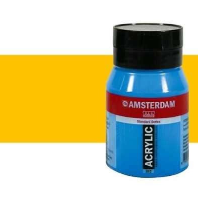 Materiais Belas Artes - Acrilico Amsterdam Amarelho Azo Meio 500 ml. | totenart.com