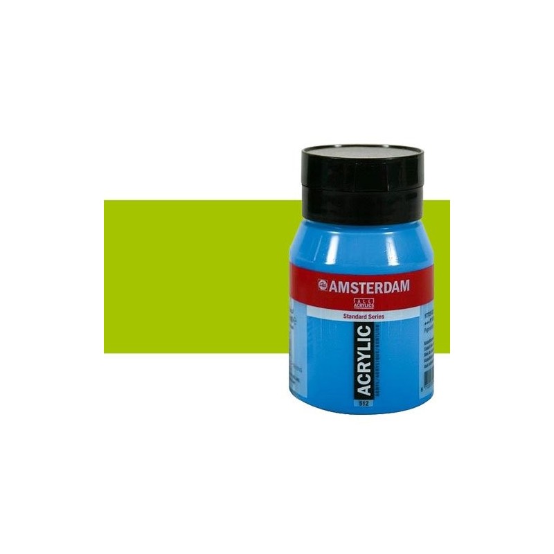 Materiais Belas Artes - Acrilico Amsterdam Verde Amarelho 500 ml. | totenart.com