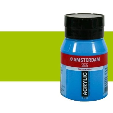 Materiais Belas Artes - Acrilico Amsterdam Verde Amarelho 500 ml. | totenart.com