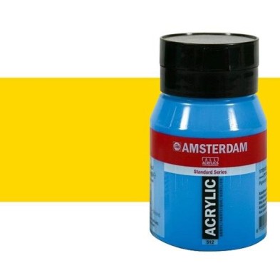 Materiais Belas Artes - Acrilico Amsterdam Amarelho Azo Claro 500 ml. | totenart.com