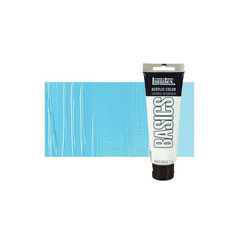 Materiais Belas Artes - Acrilico Liquitex Basics n.770 Azul Claro Permanent, 118 ml. | totenart.com