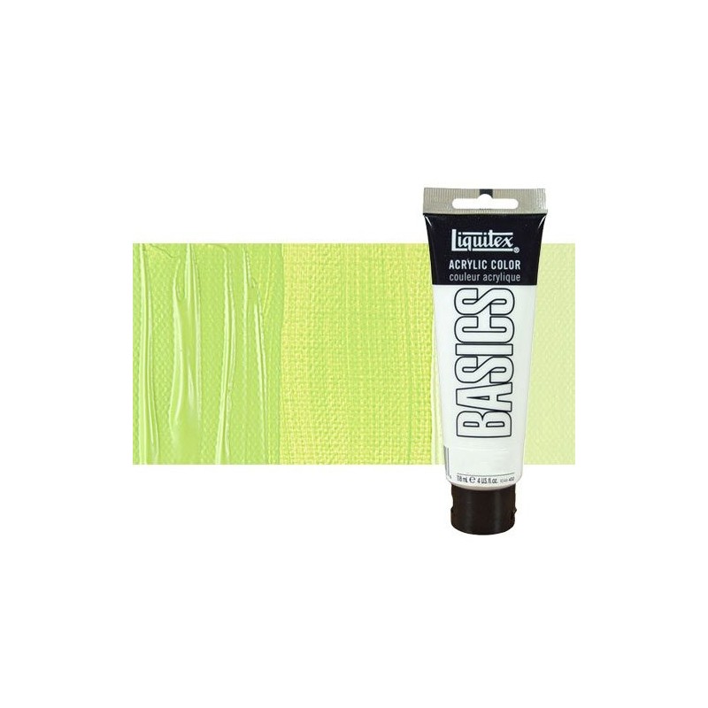 Materiais Belas Artes - Acrilico Liquitex Basics Verde Amarelo Brillante, 118 ml. | totenart.com