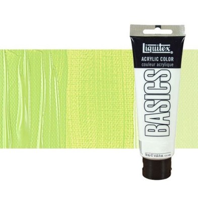 Materiais Belas Artes - Acrilico Liquitex Basics Verde Amarelo Brillante, 118 ml. | totenart.com