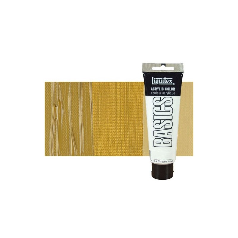 Materiais Belas Artes - Acrilico Liquitex Basics Amarelo Bronce, 118 ml. | totenart.com