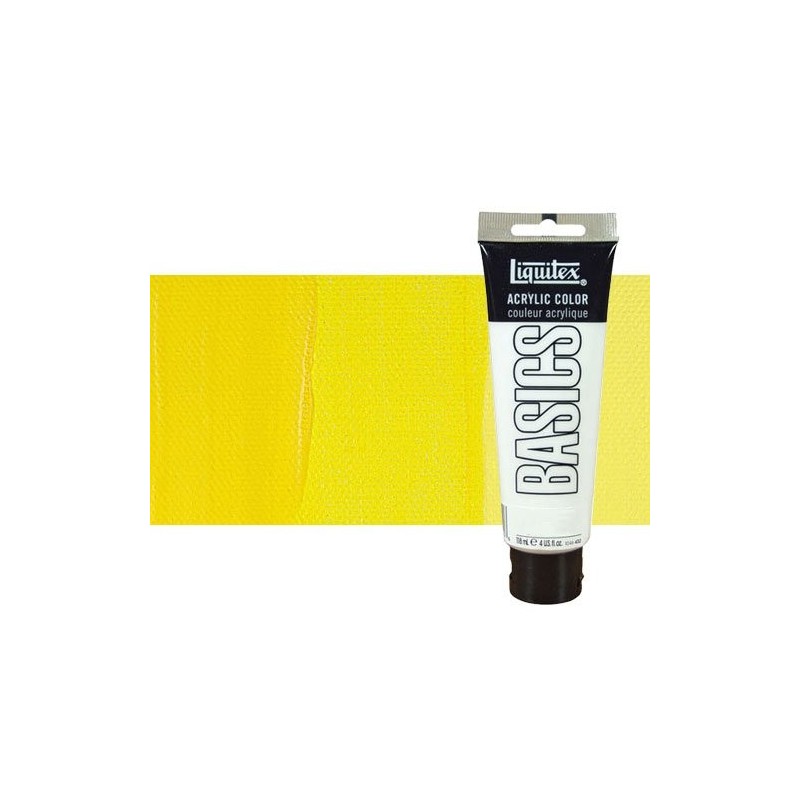 Materiais Belas Artes - Acrilico Liquitex Basics Amarelo Primario, n.410 (118 ml) | totenart.com