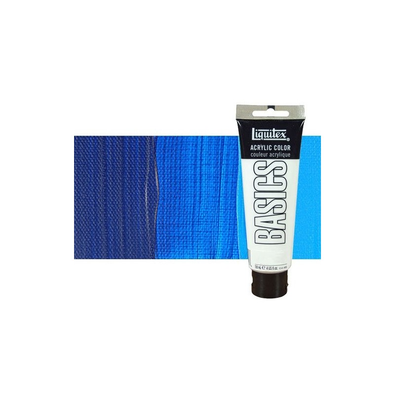 Materiais Belas Artes - Acrilico Liquitex Basics n.420 Azul Primario, 118 ml. | totenart.com