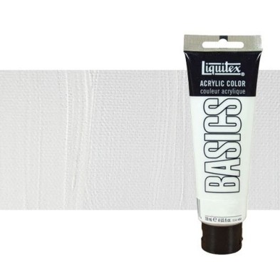 Materiais Belas Artes - Acrilico Liquitex Basics Branco Titanio, 118 ml. | totenart.com